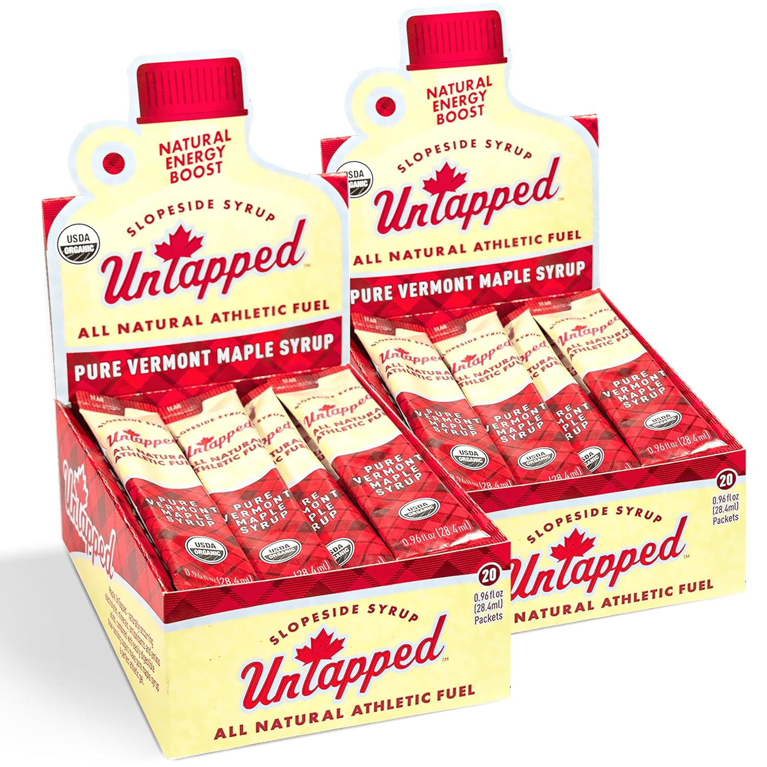UnTapped Maple Syrup Packets for Runners - Pure Energy Fuel