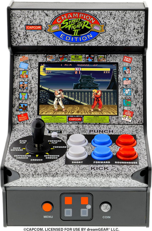 Street Fighter 2 Mini Player with Multiplayer Action