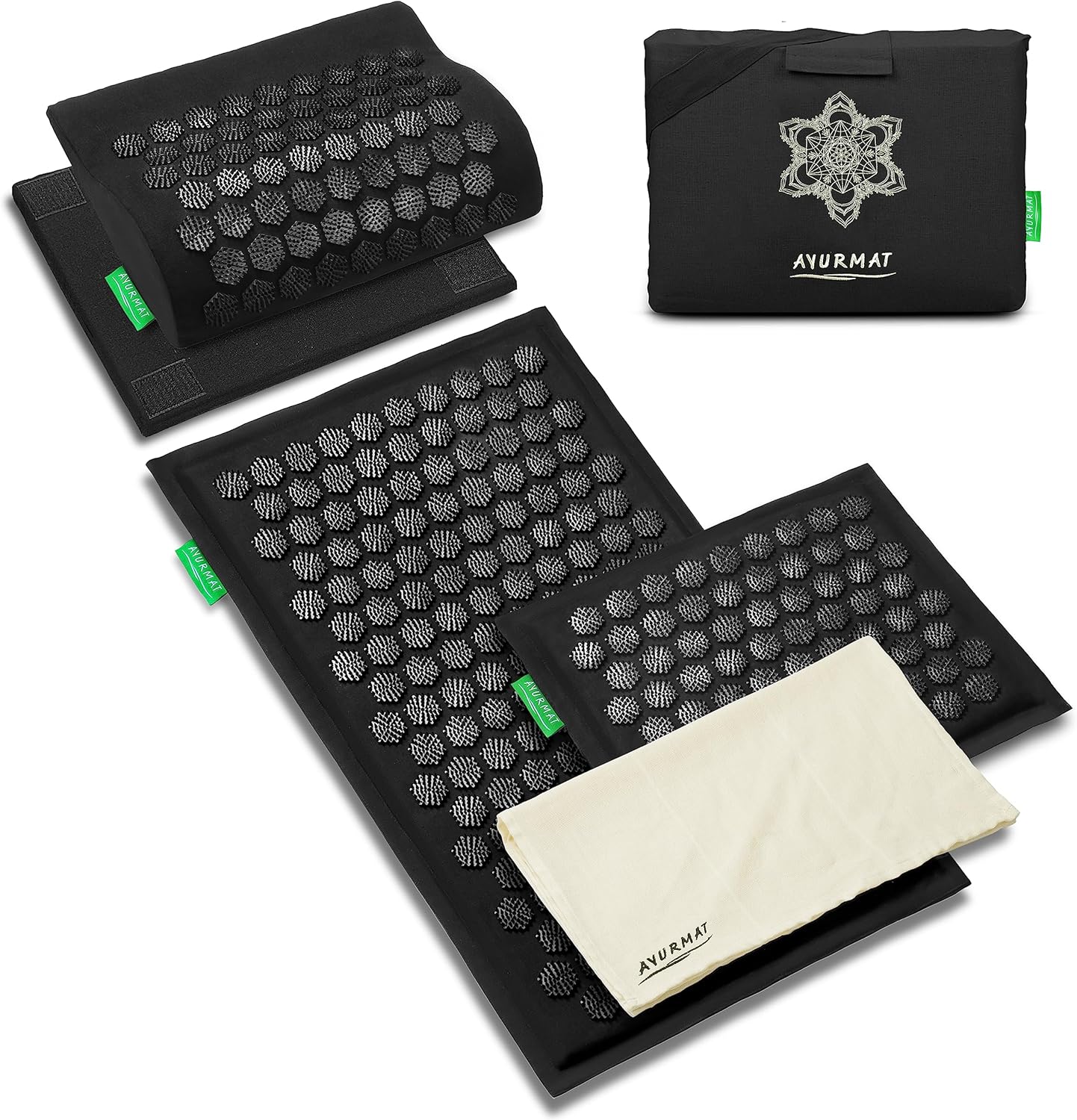 Acupressure Mat and Pillow Set for Stress Relief and Relaxation