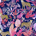 Leopard Peel and Stick Wallpaper Pink Leaf Tropical Contact Paper