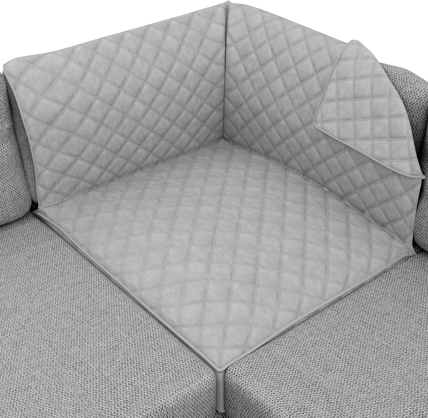 Sofa Shield Patented Sectional Slip Cover for Pets and Kids