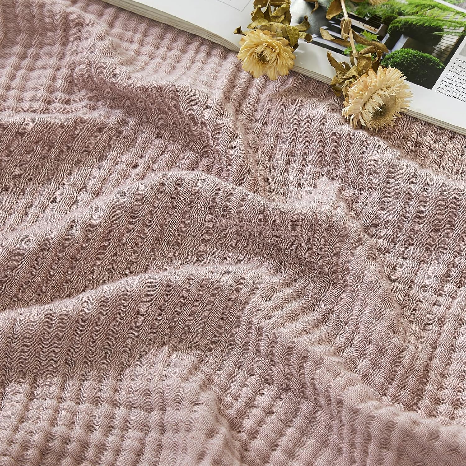 EMME Cotton Muslin Twin XL Blanket for Comfortable Sleep