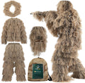 Kalkal Ghillie Suit for Men - Dense 5-Color Camouflage Cover