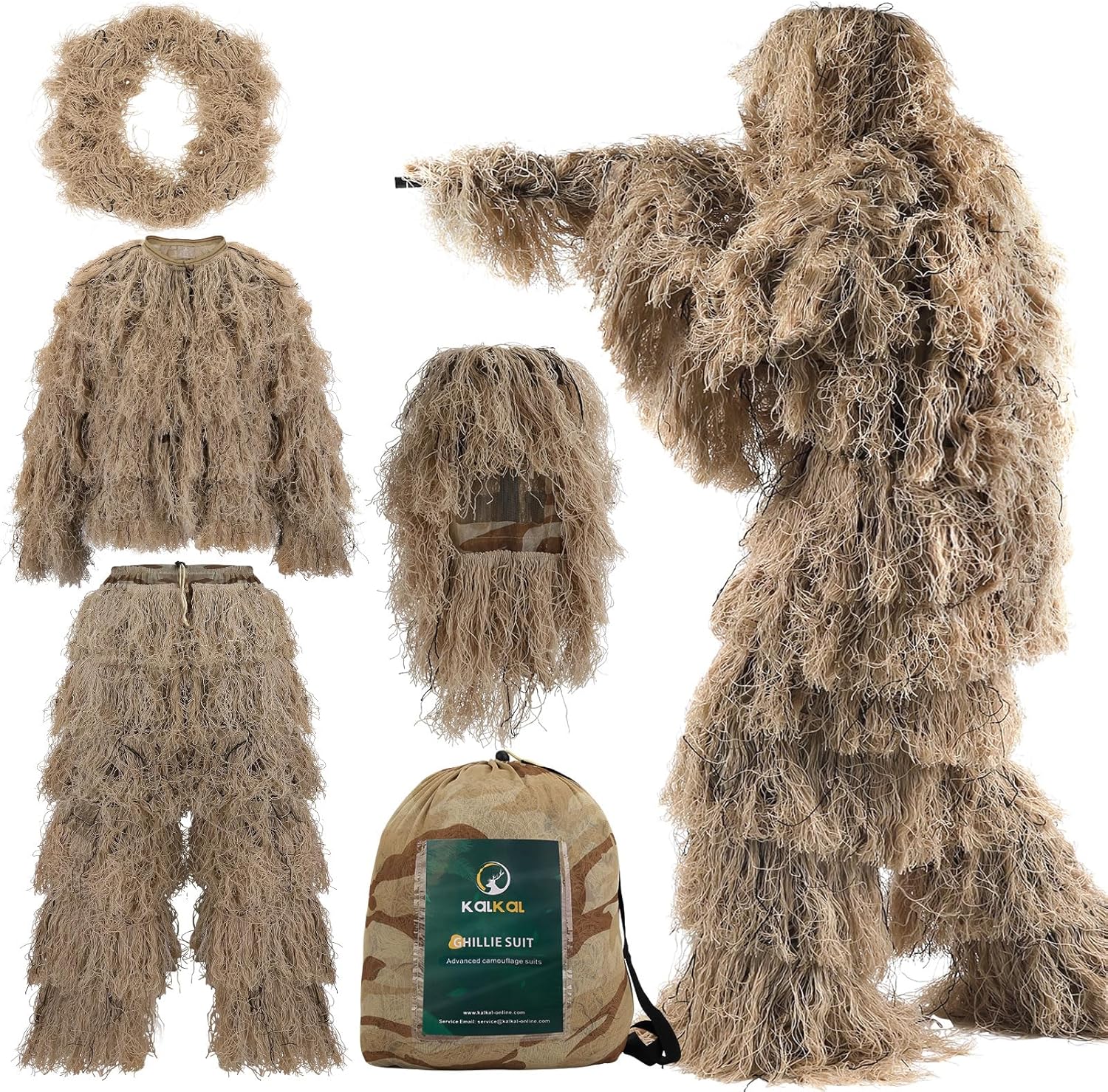Kalkal Ghillie Suit for Men - Ultimate Camouflage Hunting Apparel
