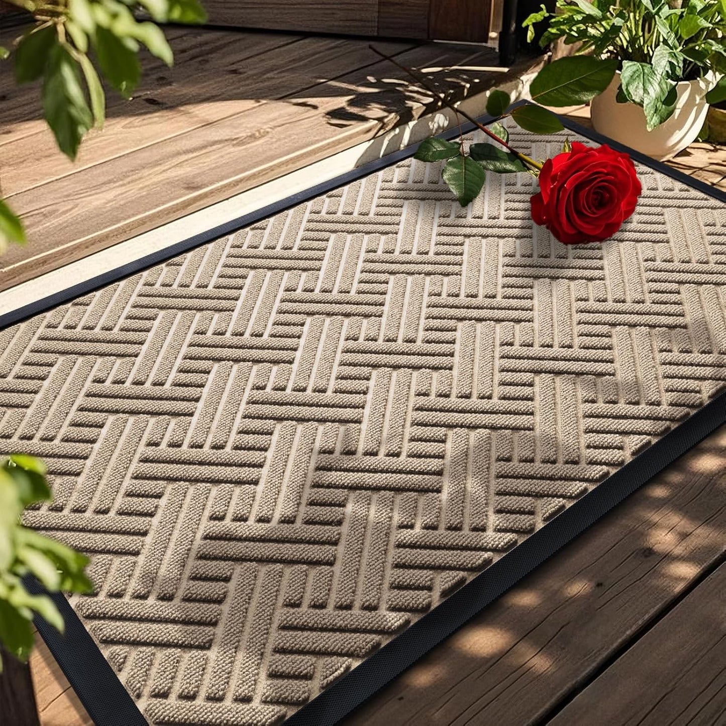 BEHERO Front Door Mat Indoor Outdoor Entrance for Every Home