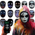 Led Mask Lighted Up Mask - Gesture Sensing LED Costume Mask