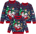 Simplee kids Ugly Christmas Sweater Pullover for Boys - Dinosaur Knit