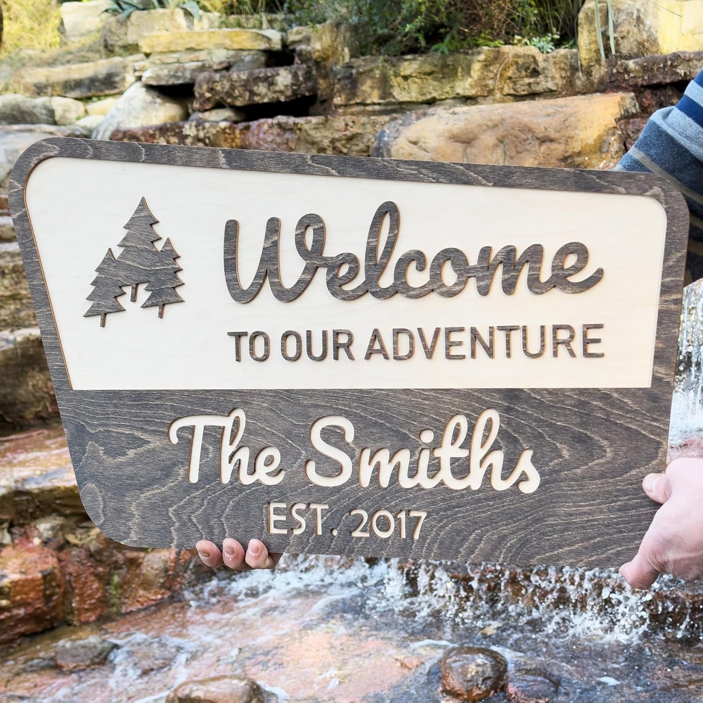 Personalized National Park Adventure Sign for Outdoor Enthusiasts