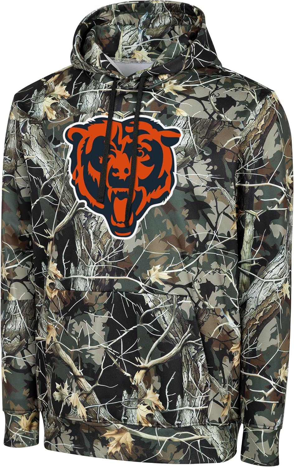 FOCO NFL Men's Official Sideline Hunter Camo Hoodie Sweatshirt