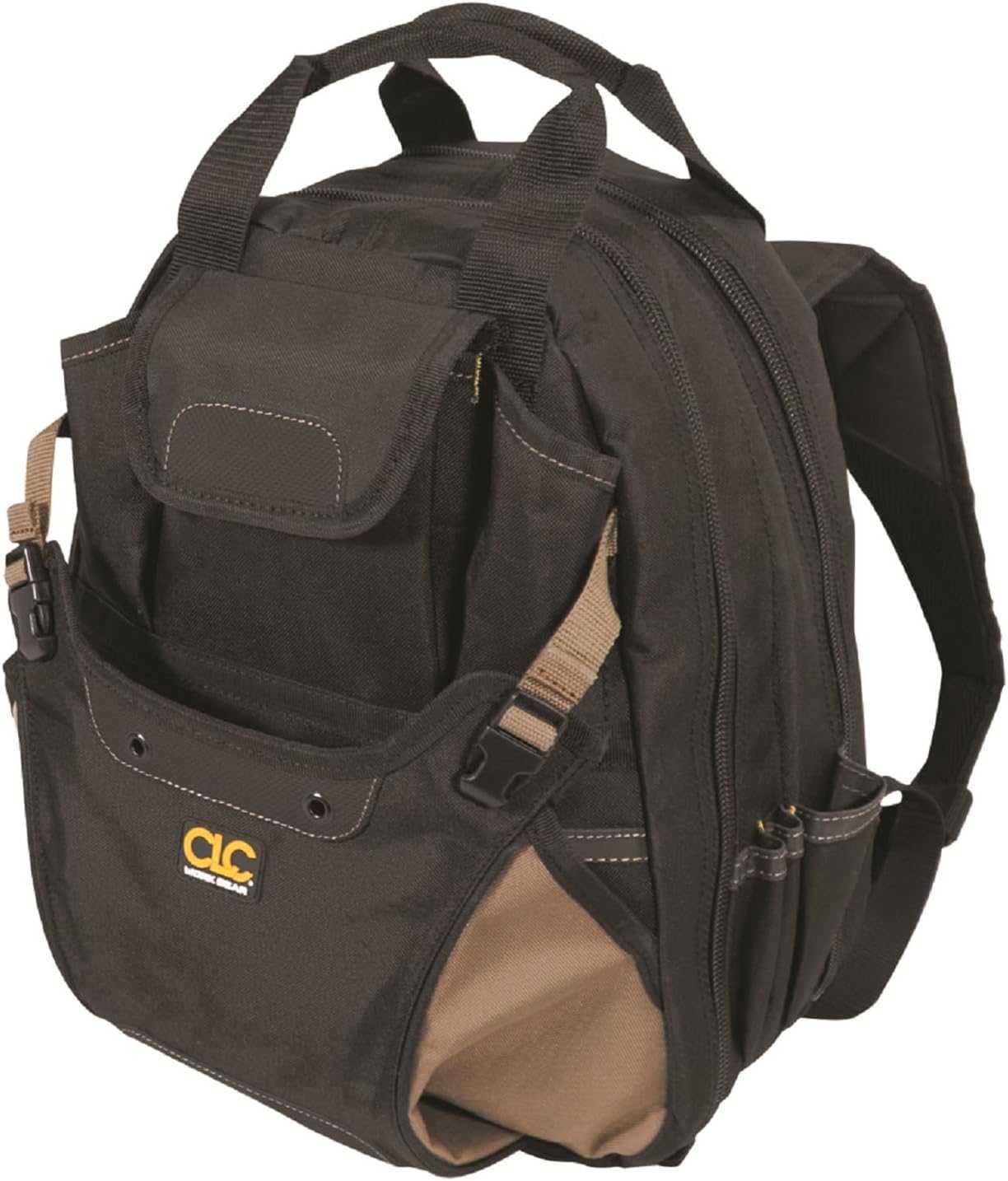 CLC Work Gear Carpenter's Tool Backpack with 44 Pockets