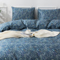 HoneiLife Duvet Cover Set Twin - 100% Cotton Floral Comforter Cover