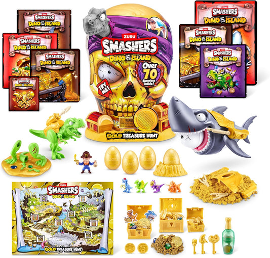 Smashers Dino Island Gold Treasure Hunt Interactive Toy for Kids