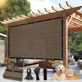 90% Outdoor Sun Shade Cloth 6x12 Pergola Cover - Cooler, Private Shade