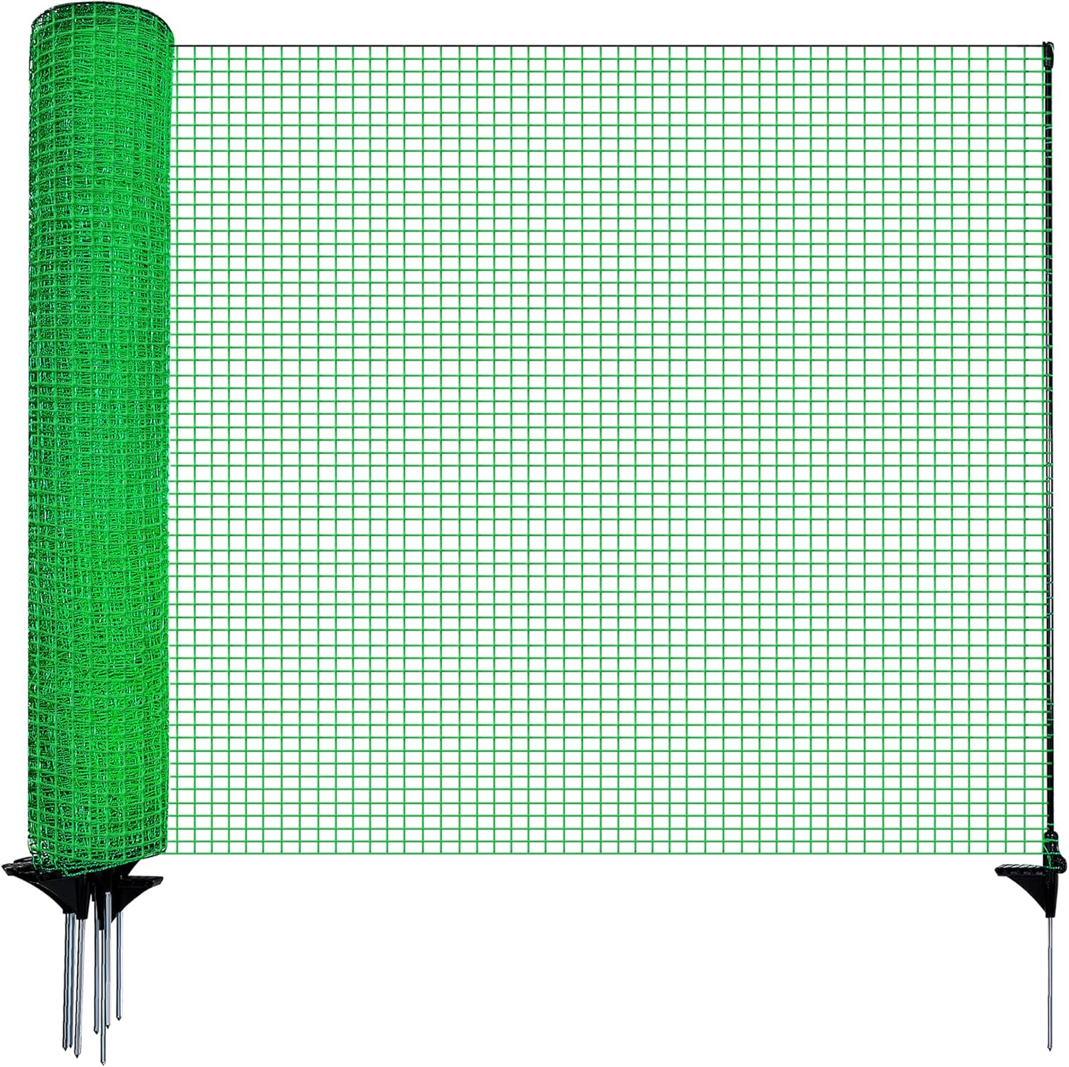 HIDALIFE Temporary Fence with Posts for Garden and Animal Safety