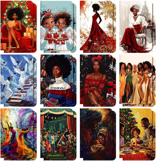 Black Women's Inspirational Mini Journals Set by Saypacck