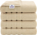 American Soft Linen Luxury 4 Piece Bath Towel Set - Large 27x54 in