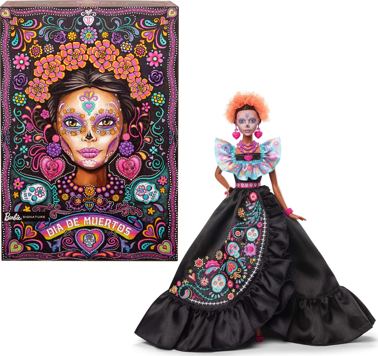 Barbie Signature 2024 Dia De Muertos Doll with Colorful Accessories