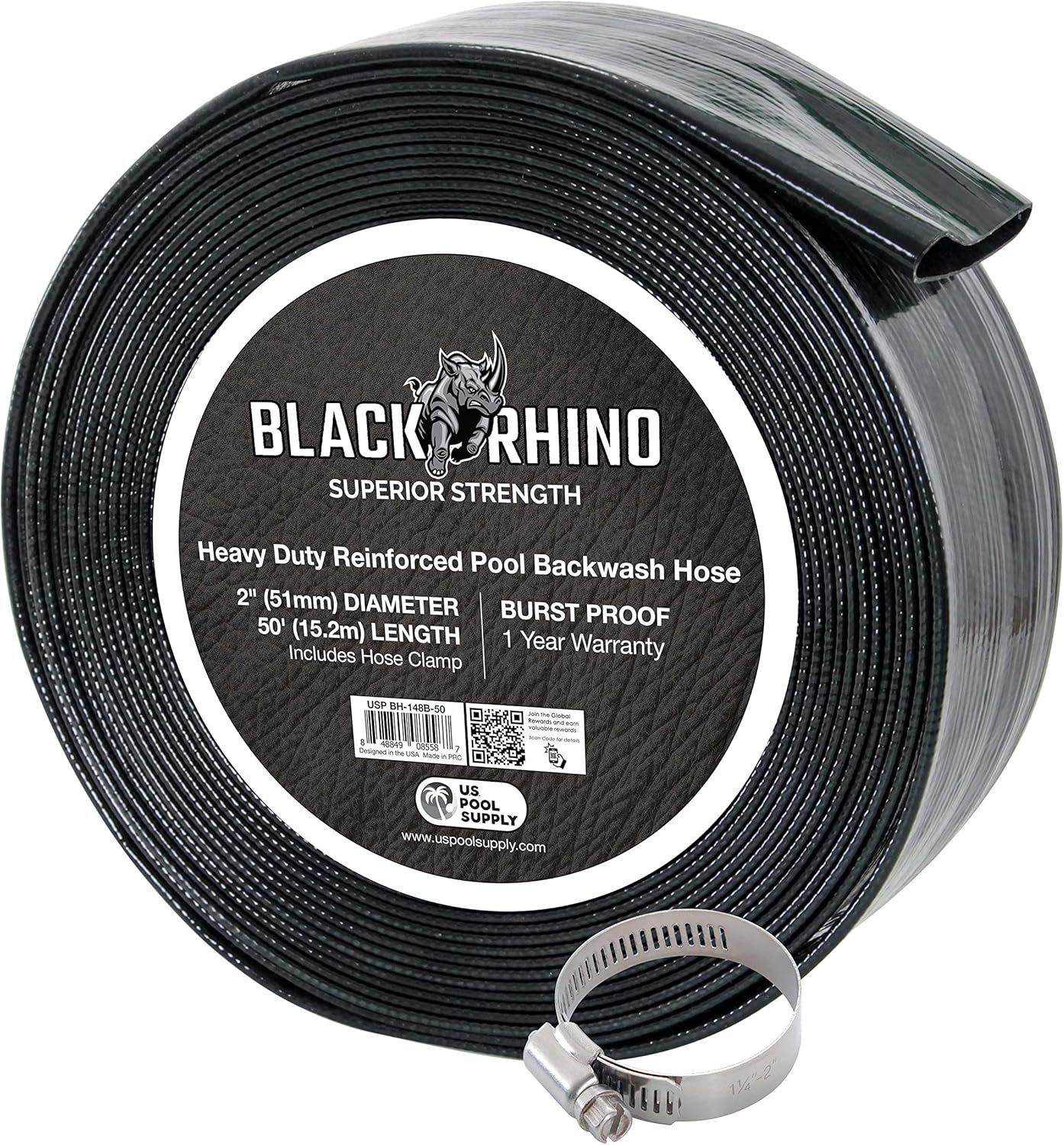 Premium 2 Inch Diameter Backwash Hose for Pool Maintenance
