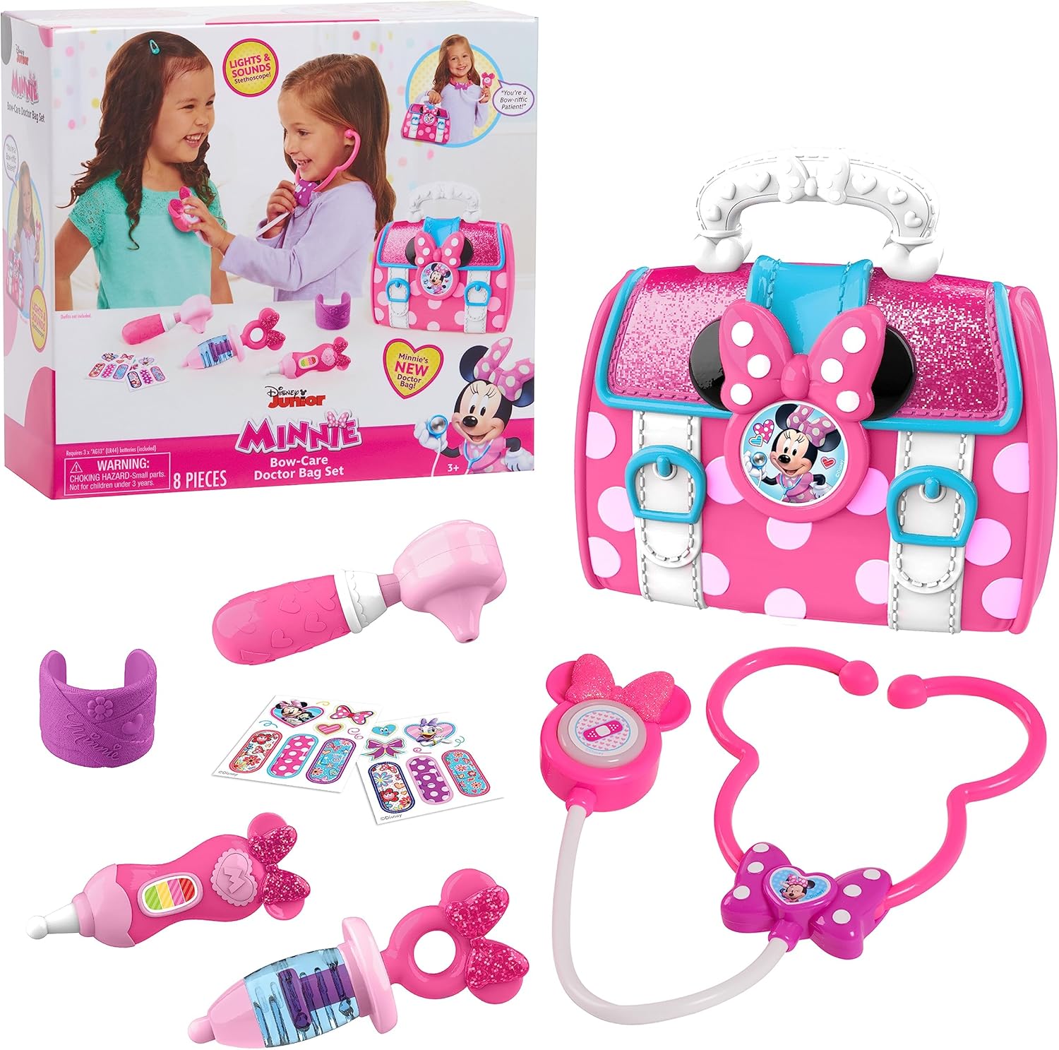 Disney Minnie Mouse Doctor Kit - Lights & Sounds Stethoscope