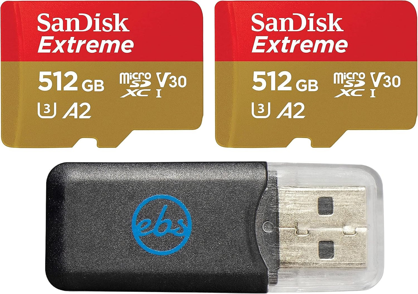 512GB Extreme SDXC Memory Card + GoPro Hero 12 Bundle + Reader