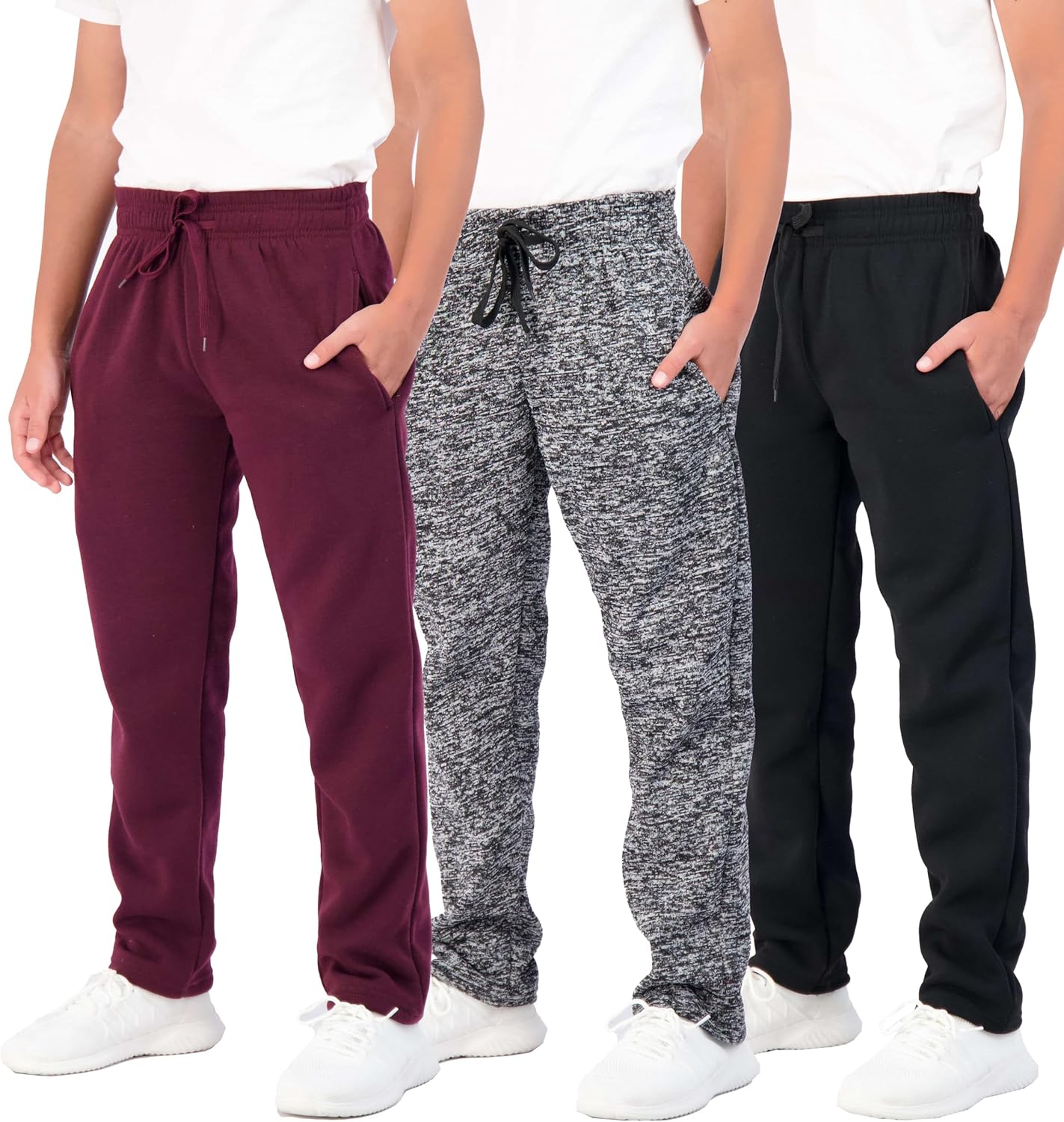 Boys' Tech Fleece Open Bottom Sweatpants with Pockets Review