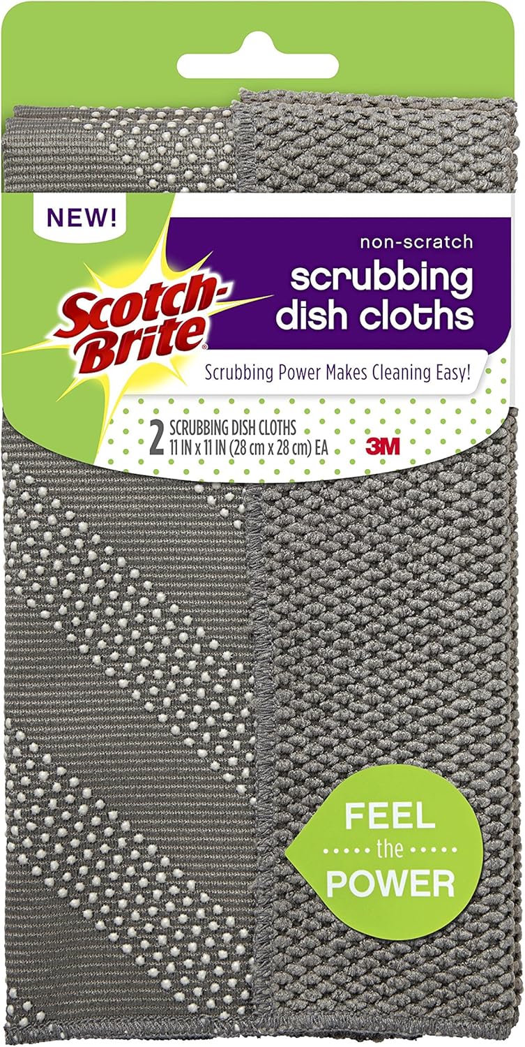 Scotch-Brite Non-Scratch Scrubbing Cloths - Effortless Cleaning!