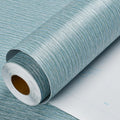 Grasscloth Peel and Stick Wallpaper 20.9in x 393in Blue Green Mix