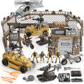 Military Base Toys Set with Vehicles and Soldiers - Action Play