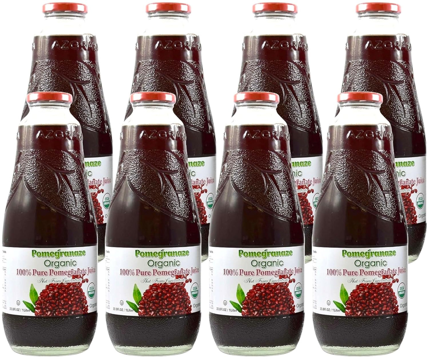 100% Organic Pomegranate Juice - Pure, Healthy, and Delicious