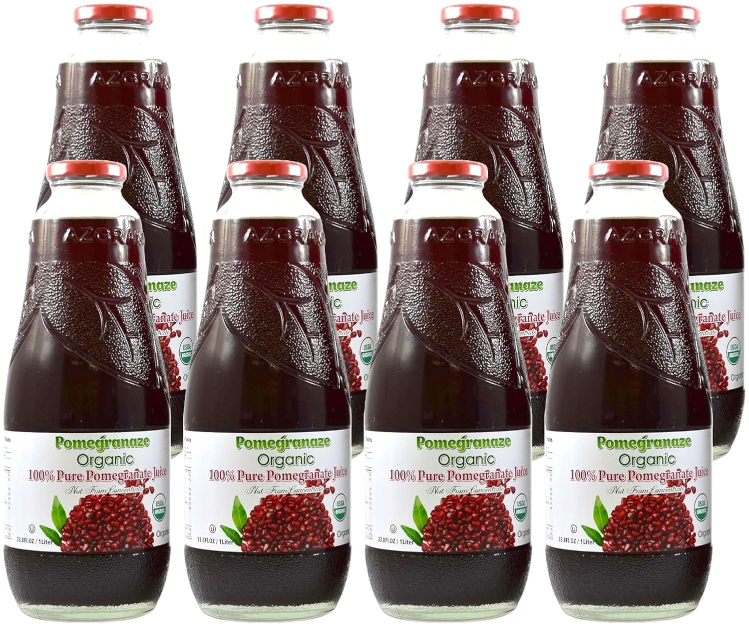 100% Organic Pomegranate Juice - Pure, Healthy, and Delicious