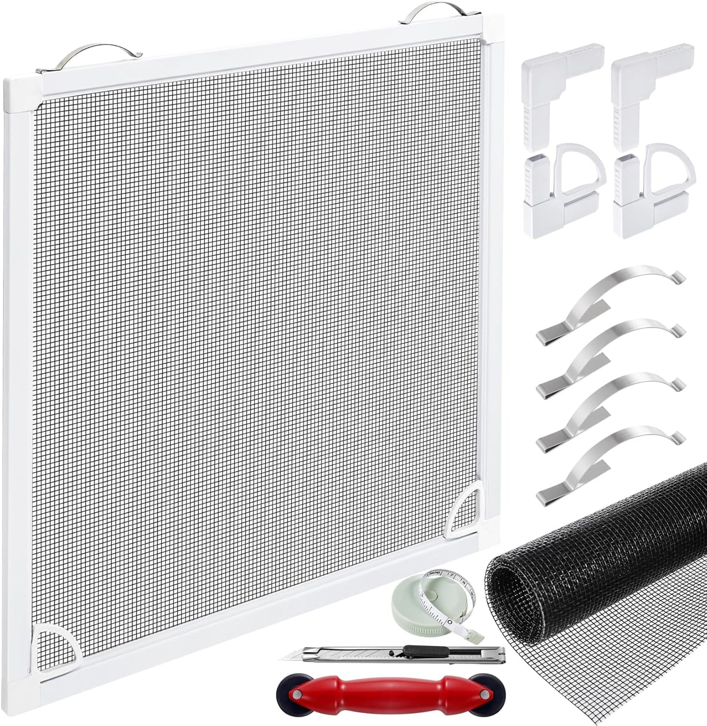 DIY Window Screen Frame Kit 48inX48in for Home Use