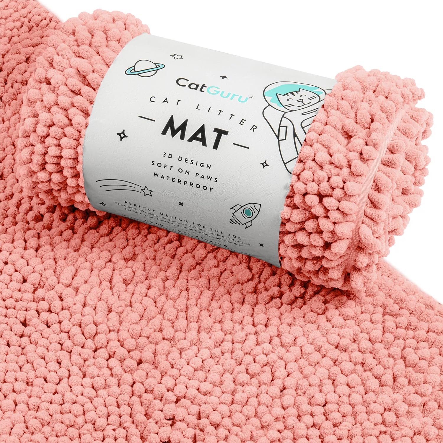 CatGuru Cat Litter Mat - Extra Large Waterproof Non Slip Design
