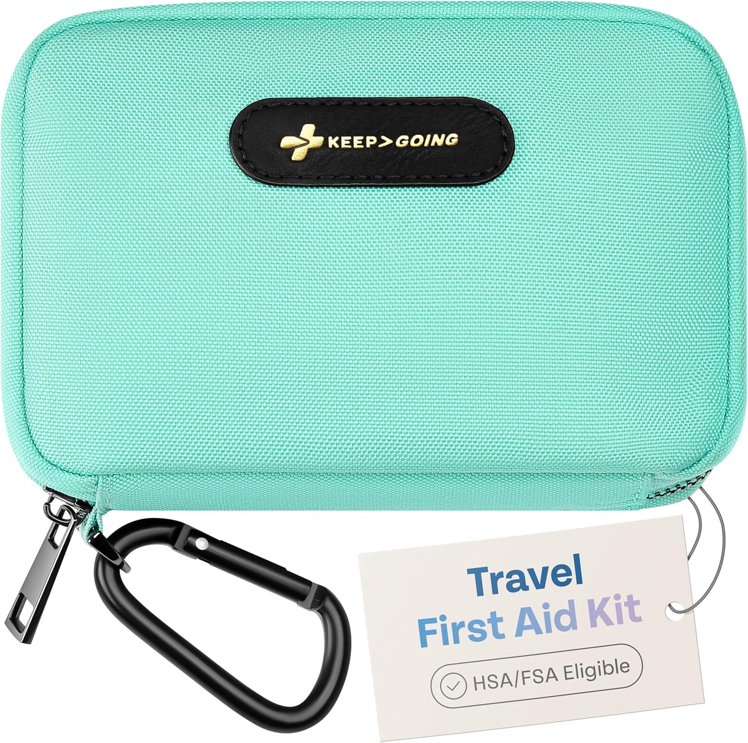 KeepGoing Travel First Aid Kit for Home, Car, and Outdoor Use