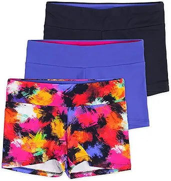 Layla Girls Dance Shorts for Gymnastics & Dancewear Comfort