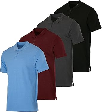Real Essentials Men's Cotton Pique Short Sleeve Polo Shirt Review