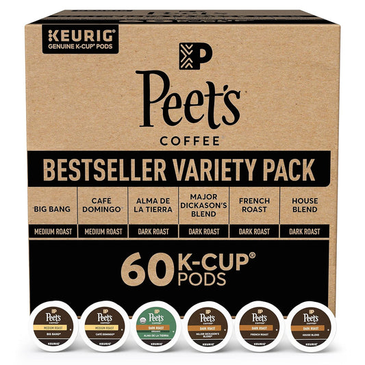 Peet's Coffee Variety Pack - 60 K-Cup Pods