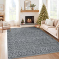 5x7 Area Rug Living Room Washable Boho Geometric Moroccan Rug