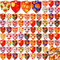 Fall Dog Bandanas Bulk 100 Pack - Adjustable Autumn Pet Scarves