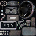 25PCS Bling Car Parts Set Multicolor - Sparkling Interior Upgrade