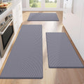KitchenClouds Kitchen Mats for Floor 3PCS Set - Cushioned Anti Fatigue