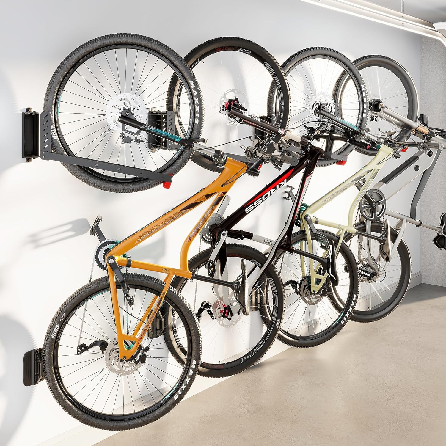 monTEK Swivel Bike Wall Mount for Easy Bike Storage