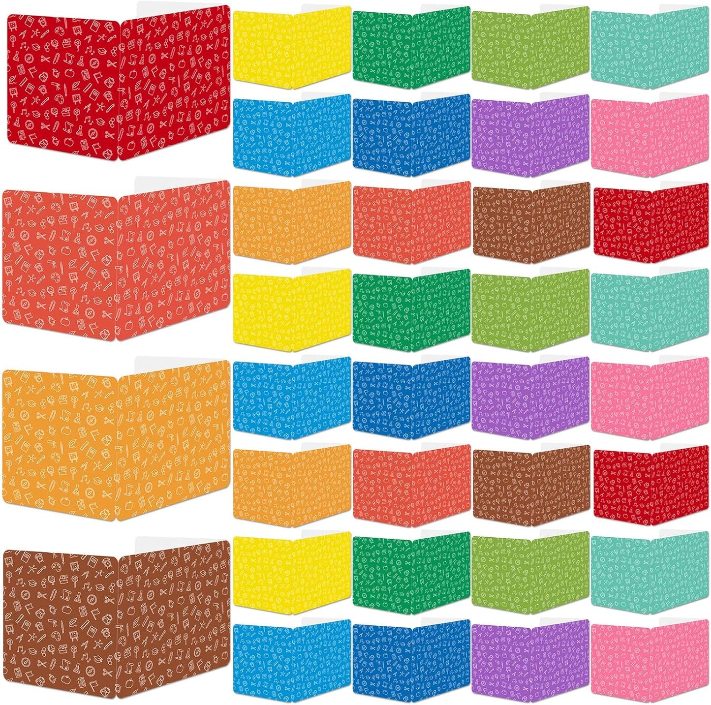 36 Pack Privacy Shields for Students - Vibrant Desk Dividers