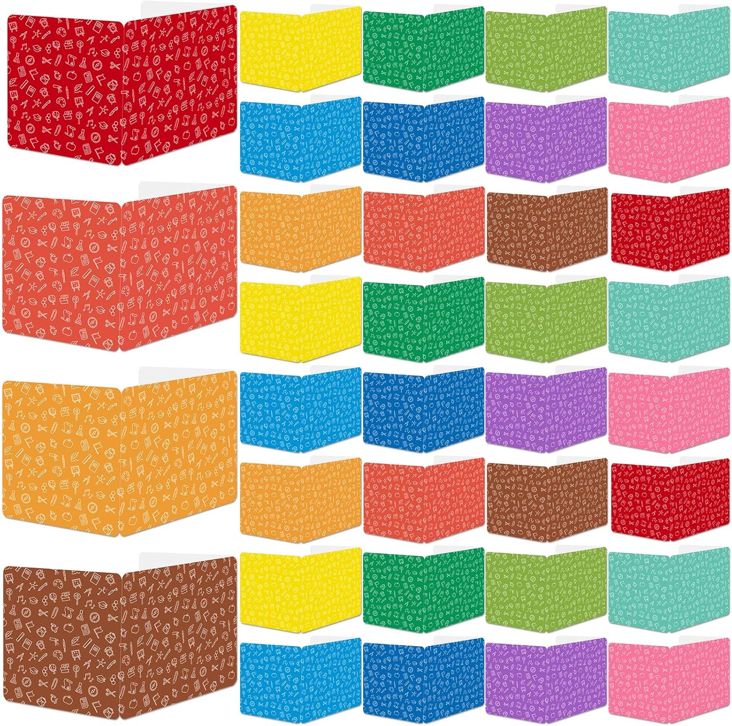 36 Pack Privacy Shields for Students - Vibrant Desk Dividers