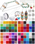 Bead Loom Kit for Adults with 48,000 Seed Beads - Complete DIY Set