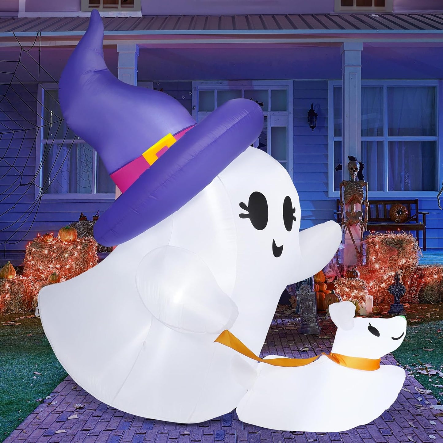 6 FT Halloween Inflatables Outdoor Decoration for Spooky Fun