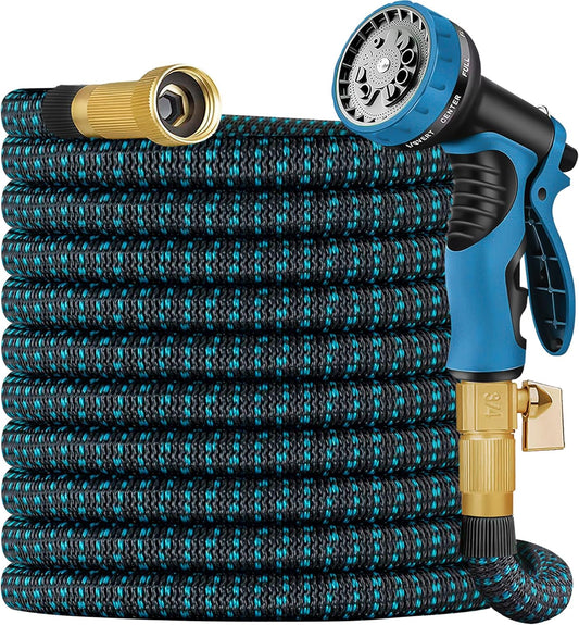 Expandable Garden Hose 150 ft with 10 Function Spray Nozzle
