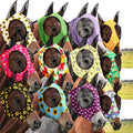 Qualirey 12 Pieces Horse Fly Mask Bulk with UV Protection