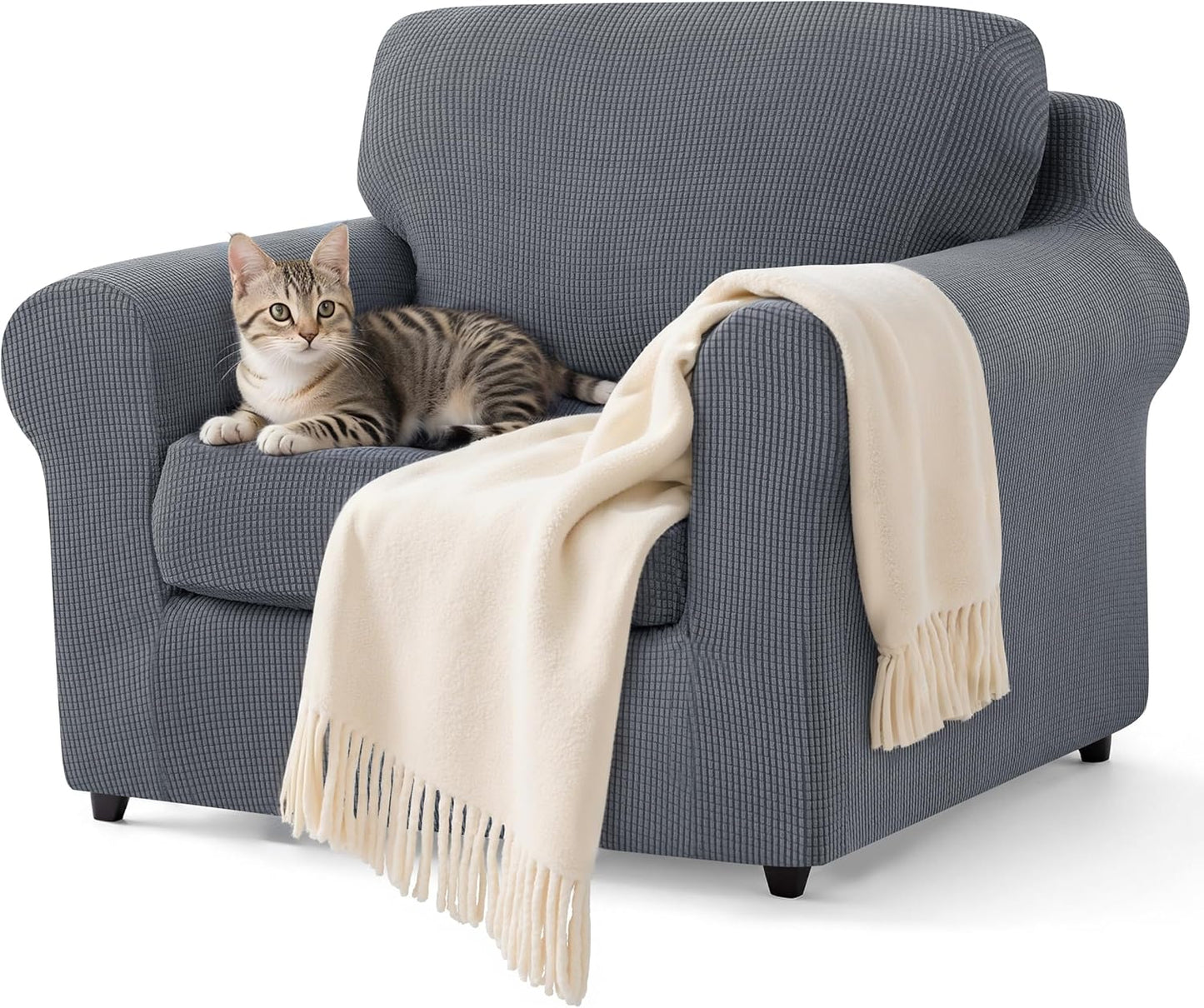 SUBRTEX Stretch Sofa Slipcover Set for Oversize Sofa Loveseat