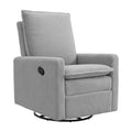 Uptown Upholstered Swivel Glider and Recliner Nursery Chair - Cozy