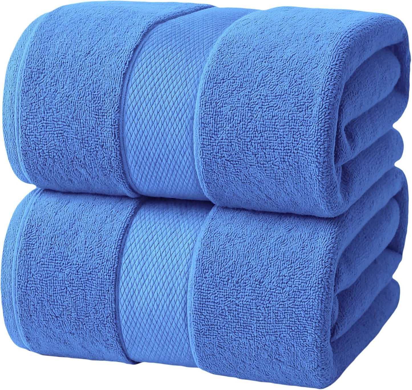 Luxury Bath Sheets Towels 2 Pack 600 GSM 100% Cotton Large